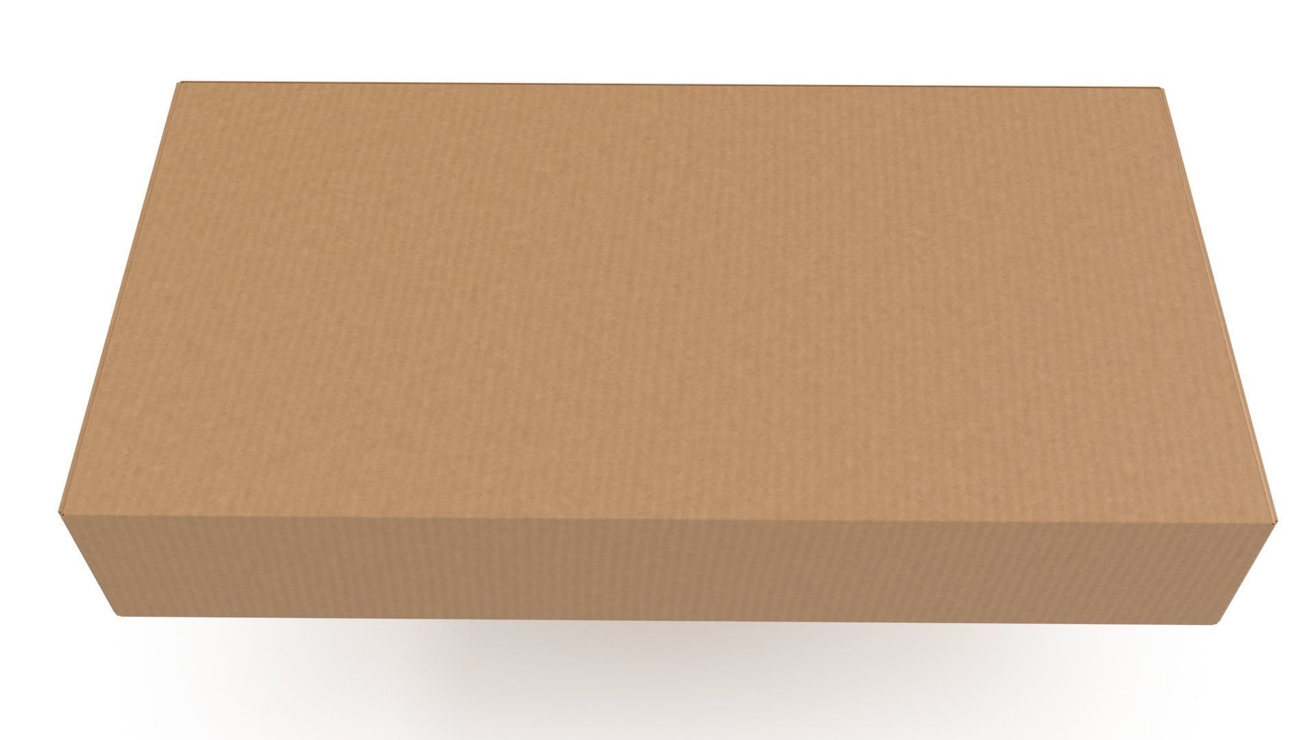 Cardboard box 02 3D model_8