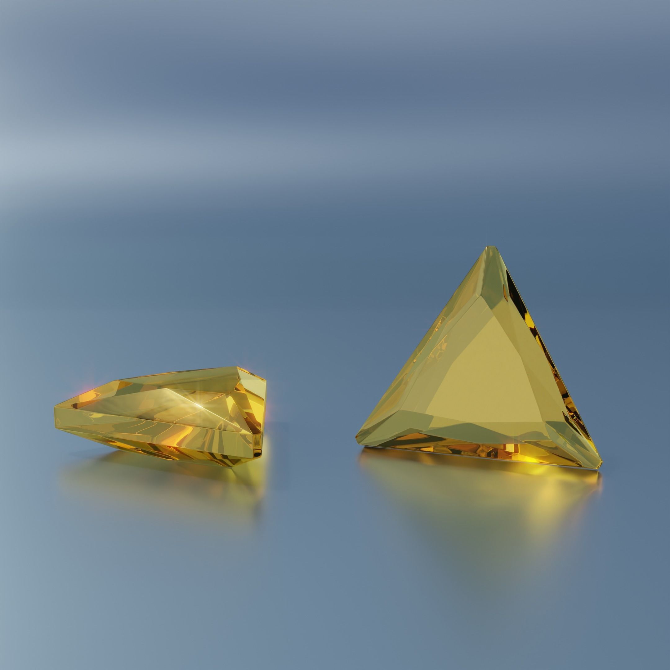 Gem stones Low-poly 3D model_32