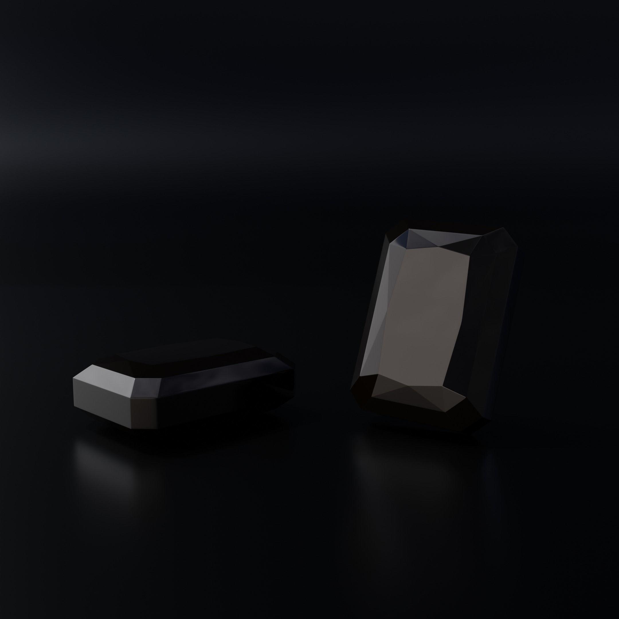 Gem stones Low-poly 3D model_27