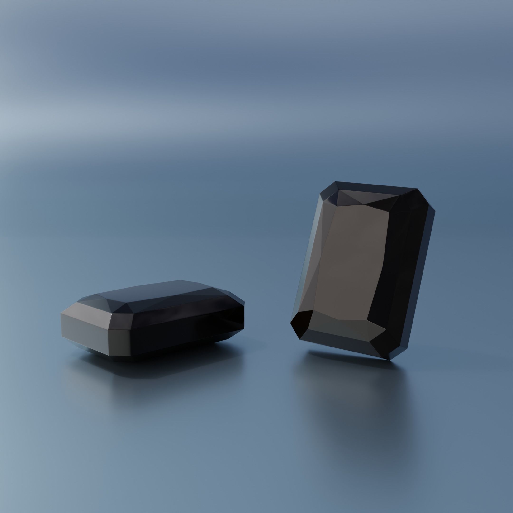 Gem stones Low-poly 3D model_28