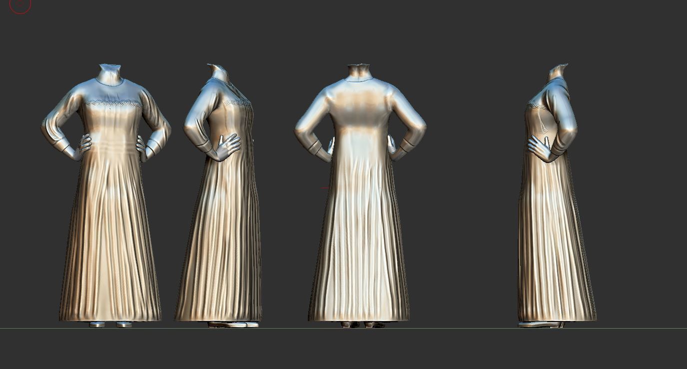 female pose 3D model 3D printable | CGTrader