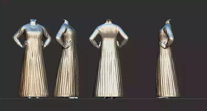 female pose 3D print model