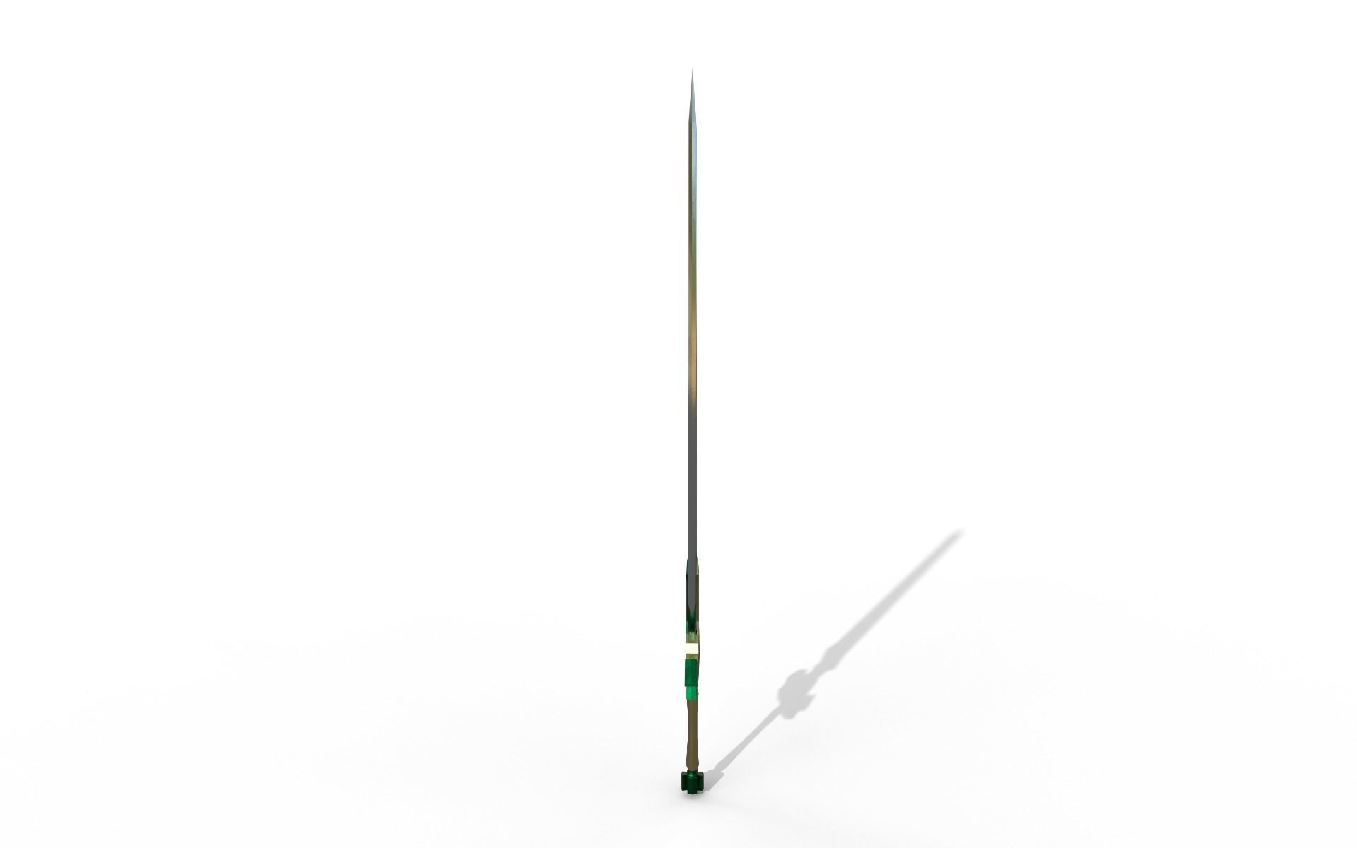 Anna strong Low-poly 3D model_18