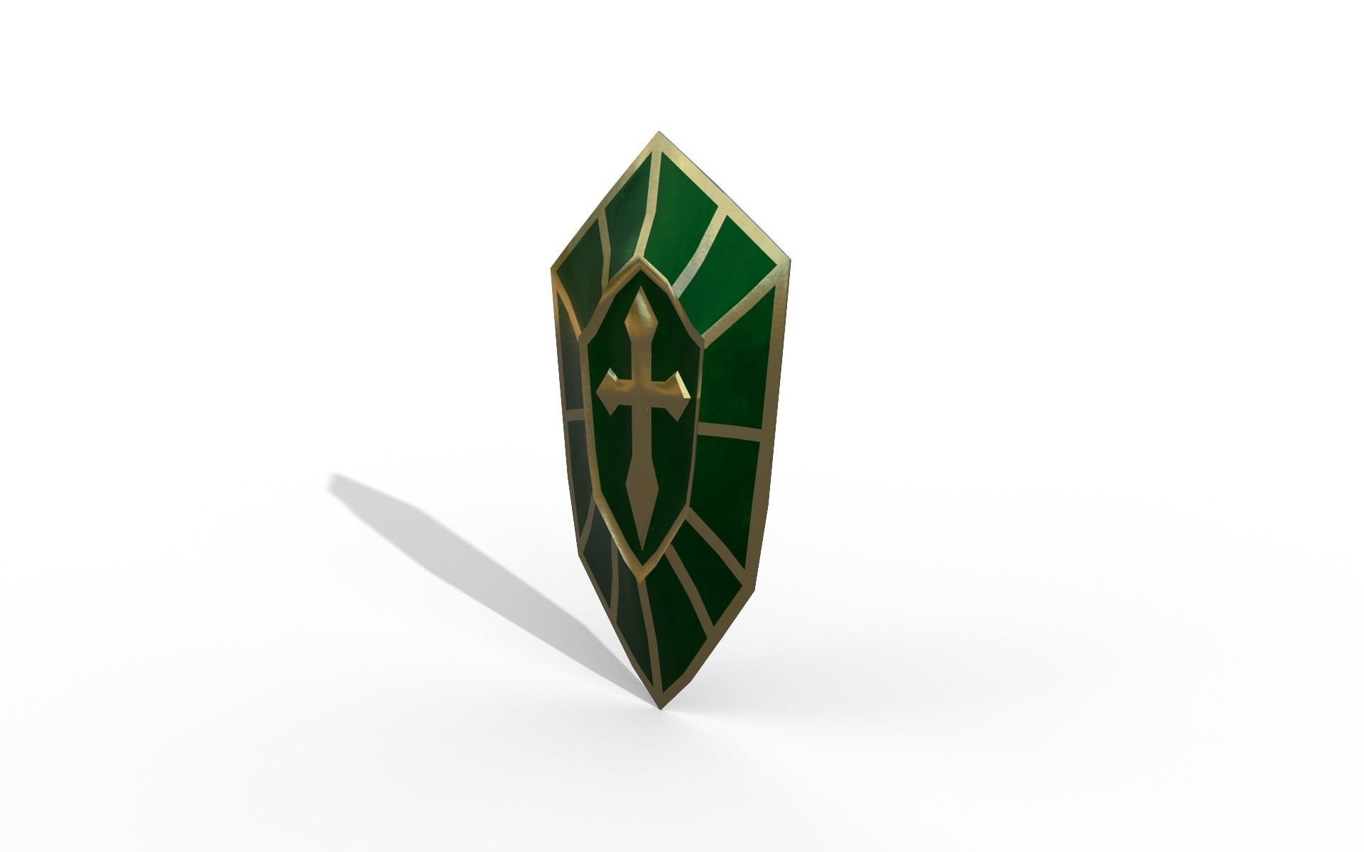 Anna strong Low-poly 3D model_21