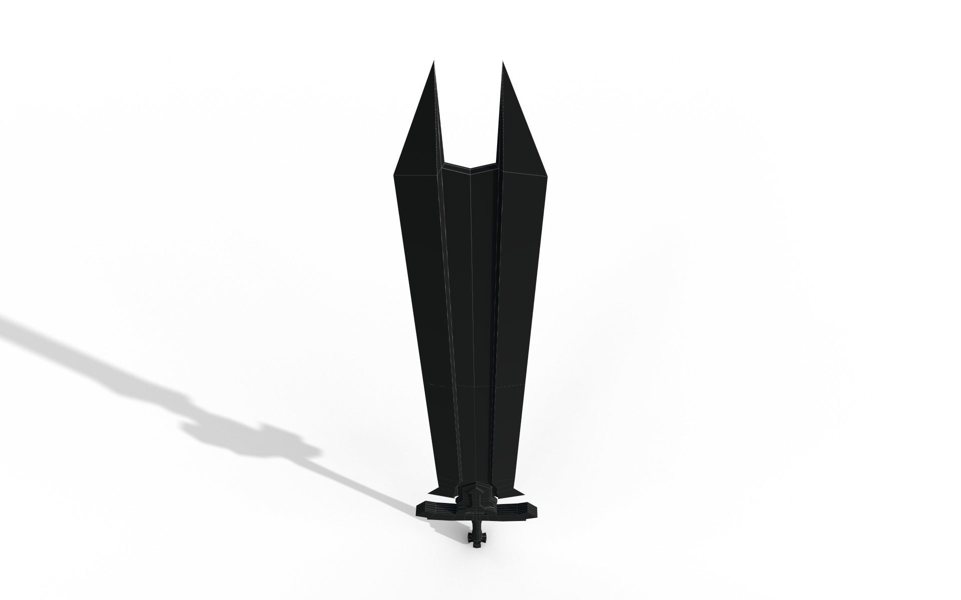 Anna strong Low-poly 3D model_41