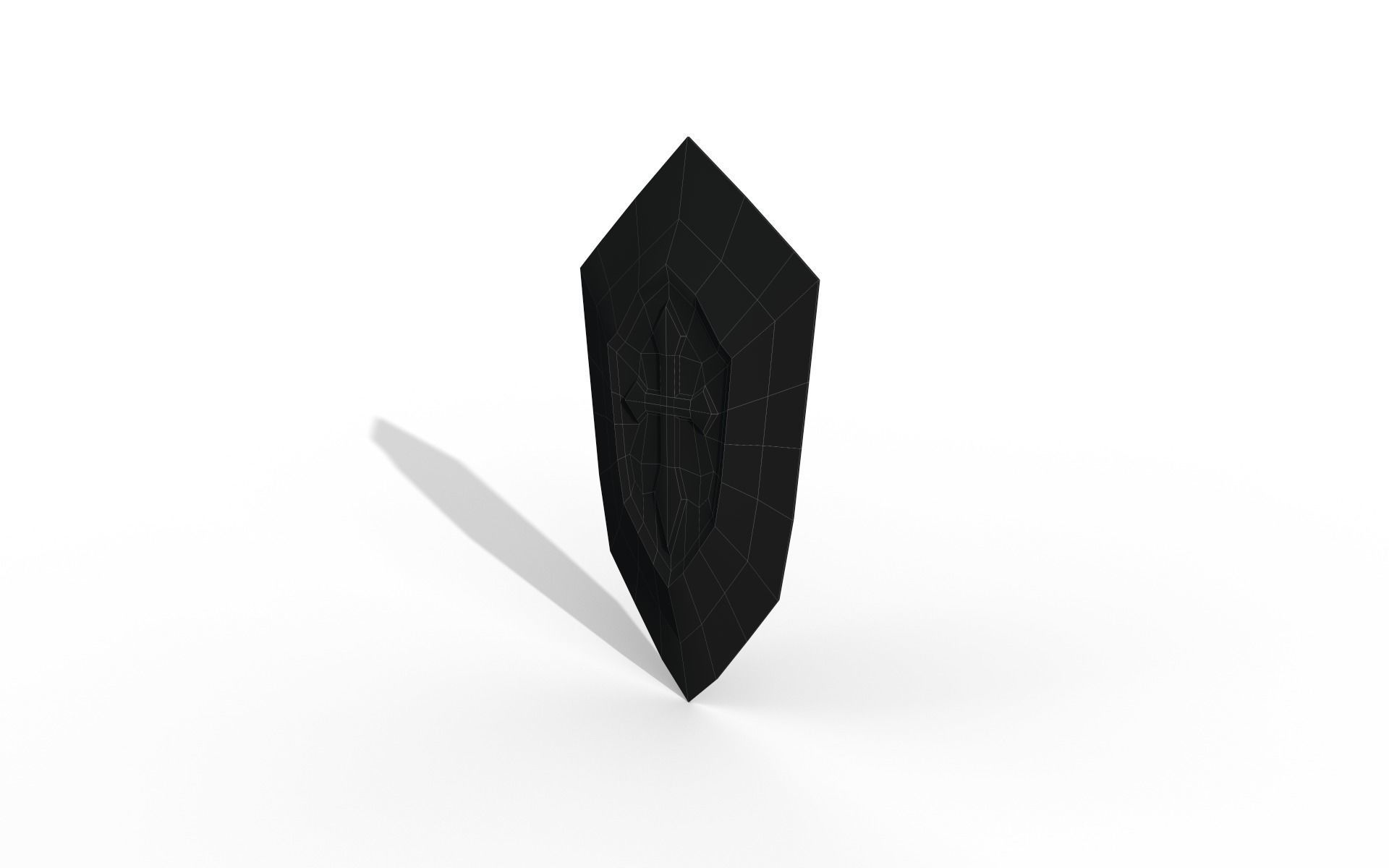 Anna strong Low-poly 3D model_43