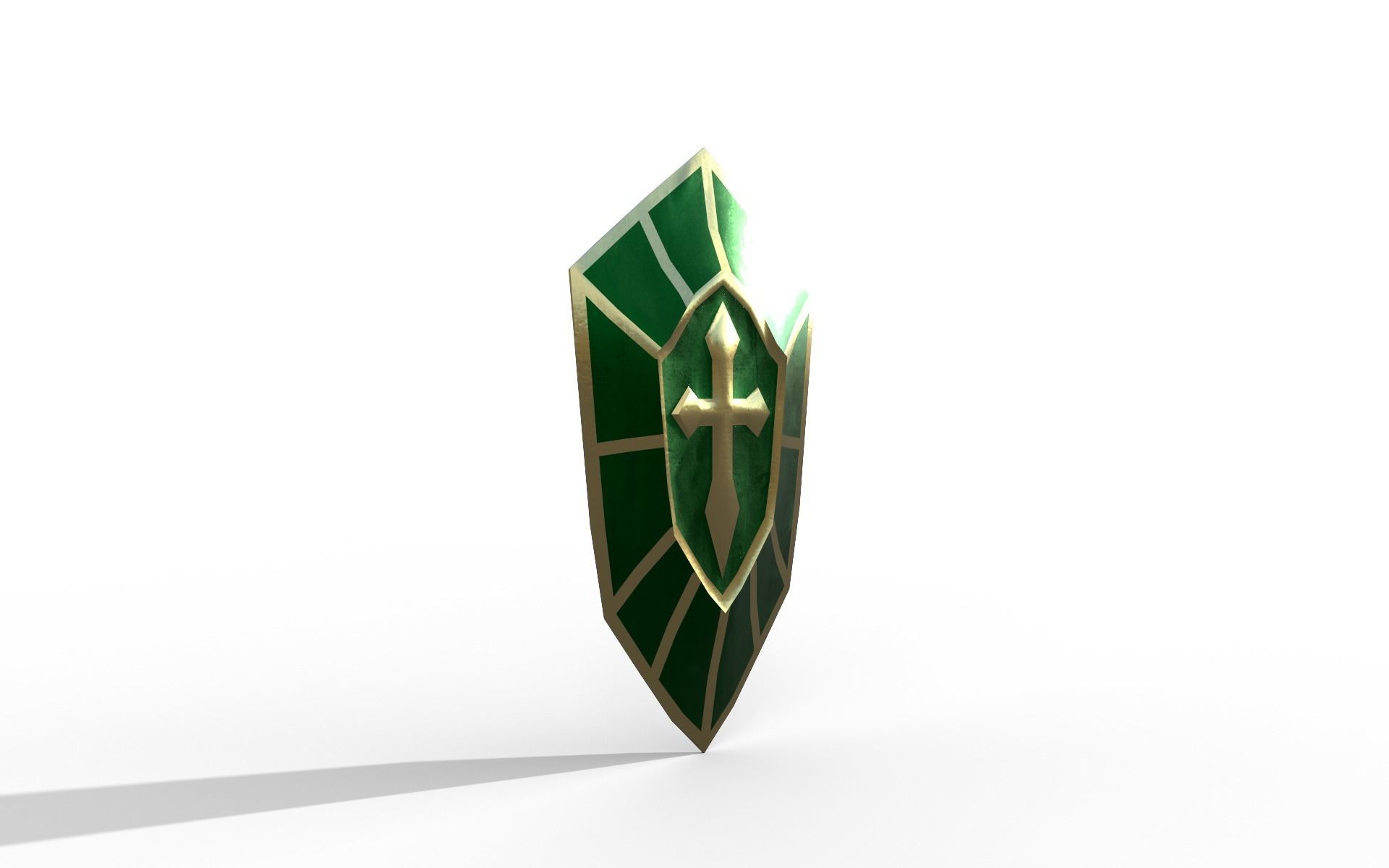Anna strong Low-poly 3D model_23