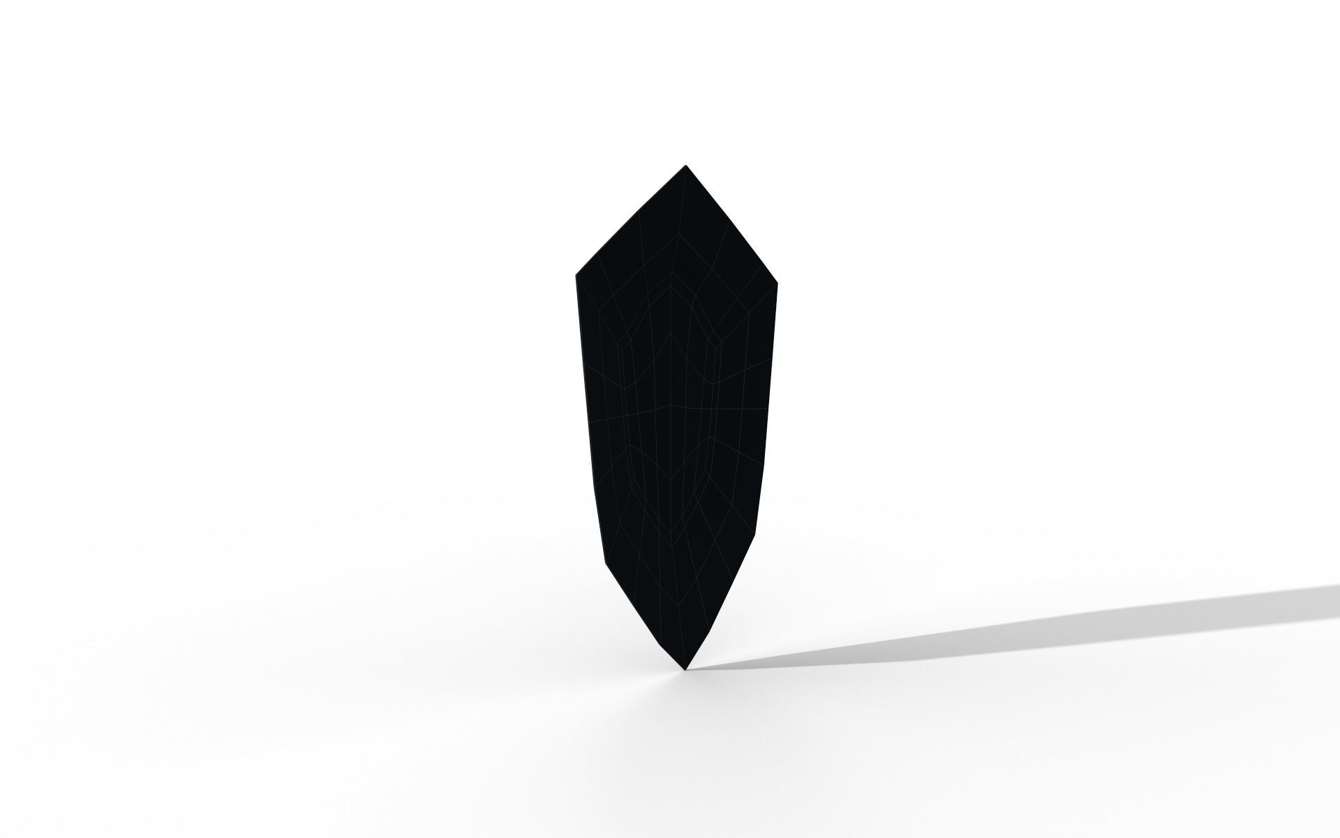 Anna strong Low-poly 3D model_46