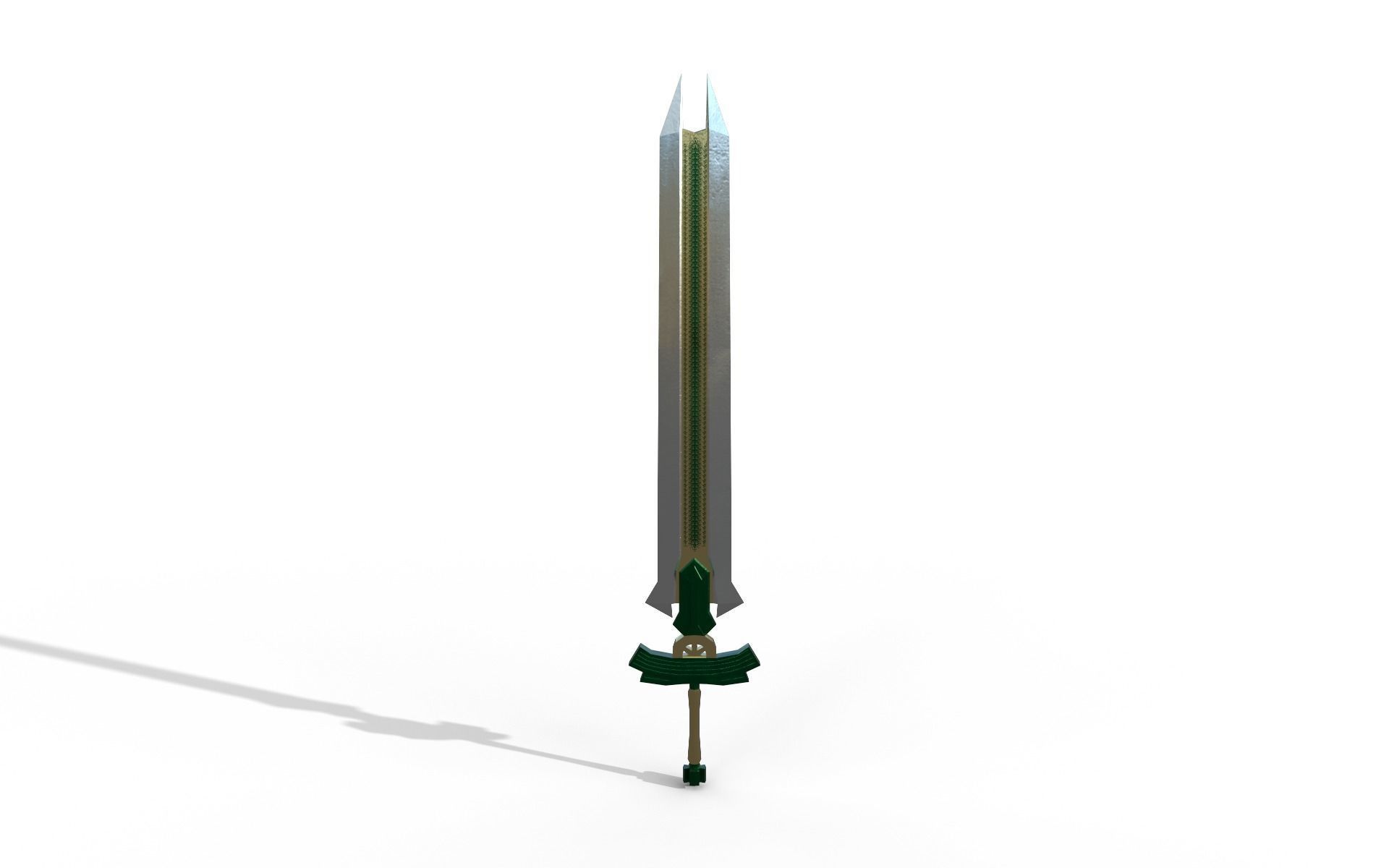 Anna strong Low-poly 3D model_12