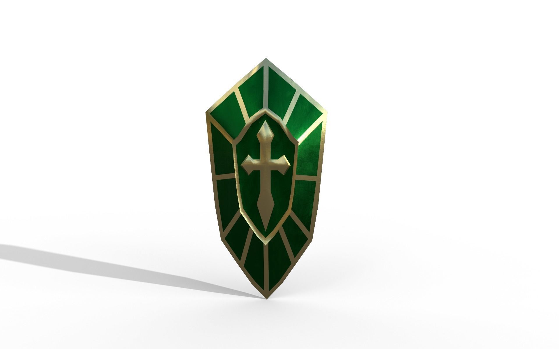 Anna strong Low-poly 3D model_22