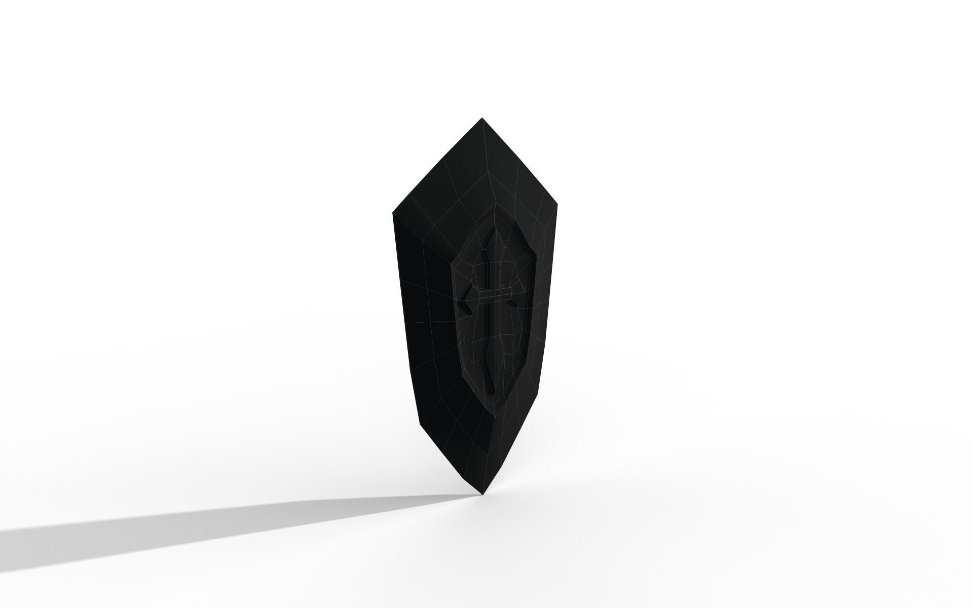 Anna strong Low-poly 3D model_44