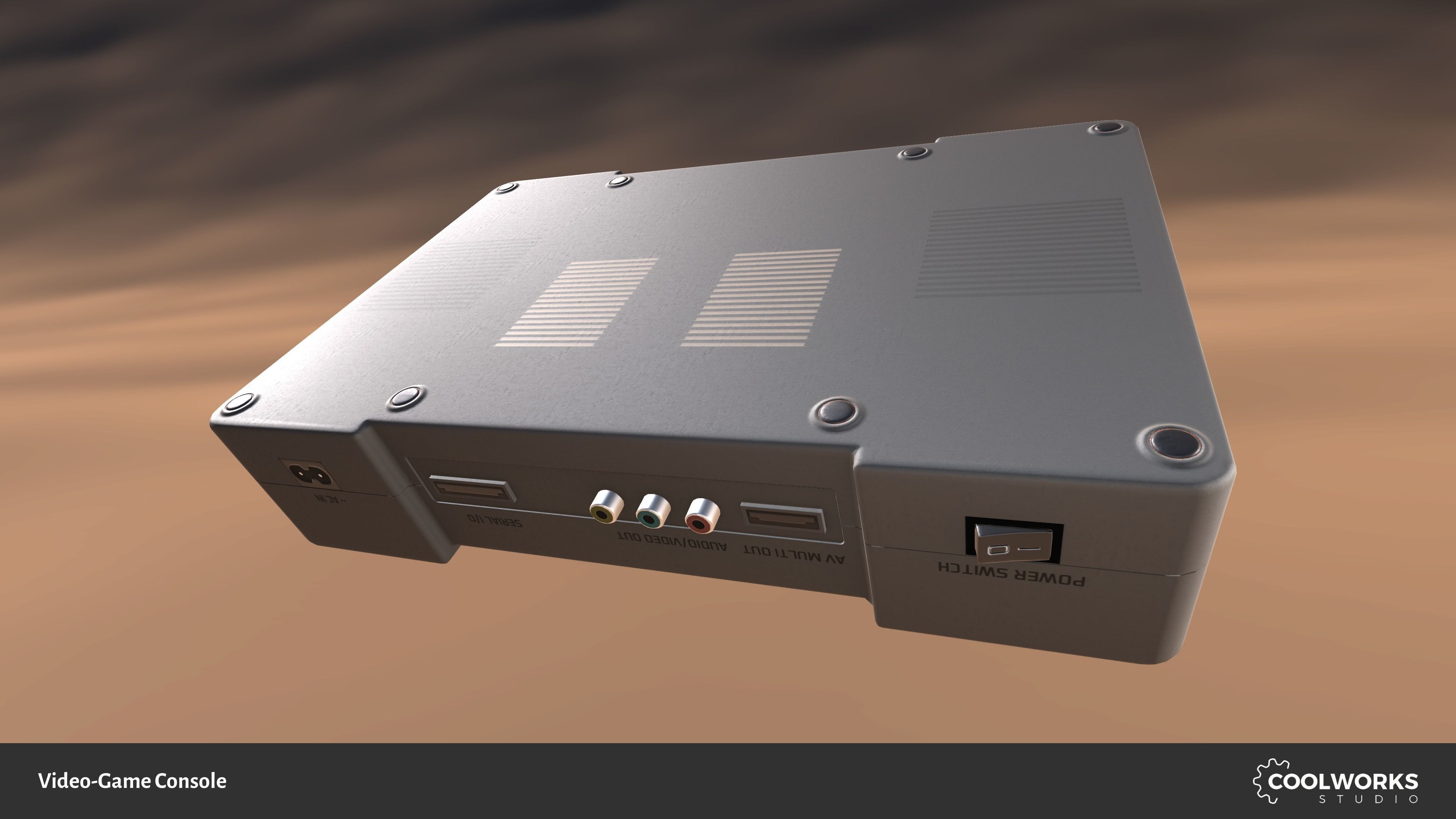 Video-Game Console Low-poly 3D model_4