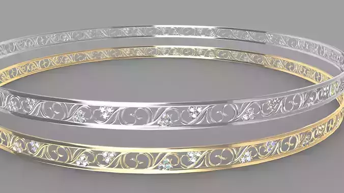 Bangle Jewelry 3dprint model
