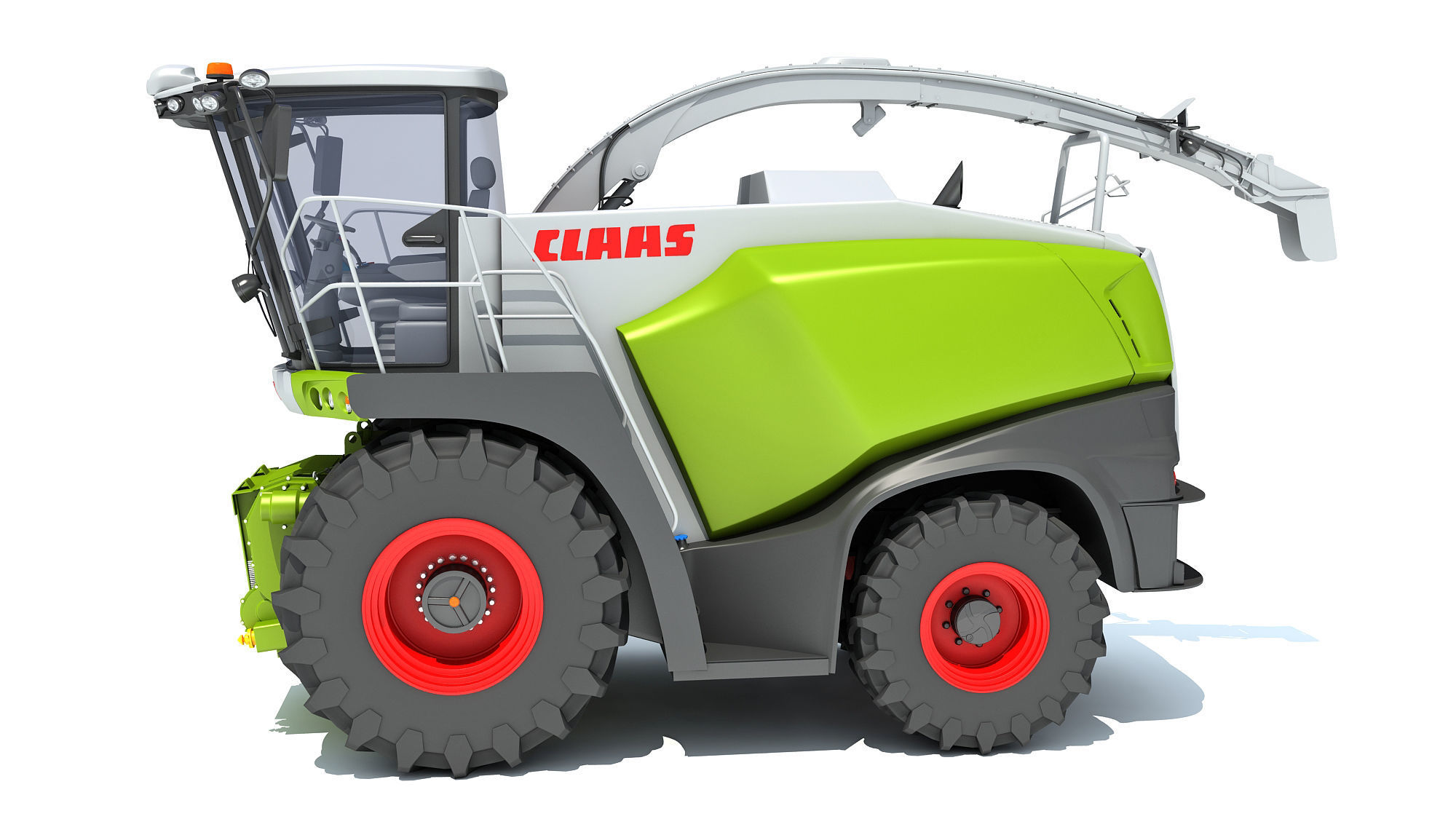 Claas Jaguar Combine Harvester 3D model_1
