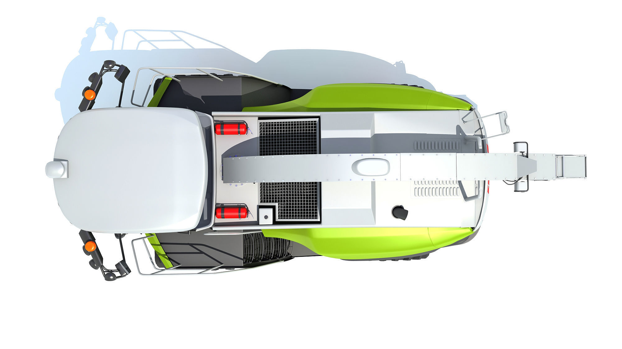 Claas Jaguar Combine Harvester 3D model_11