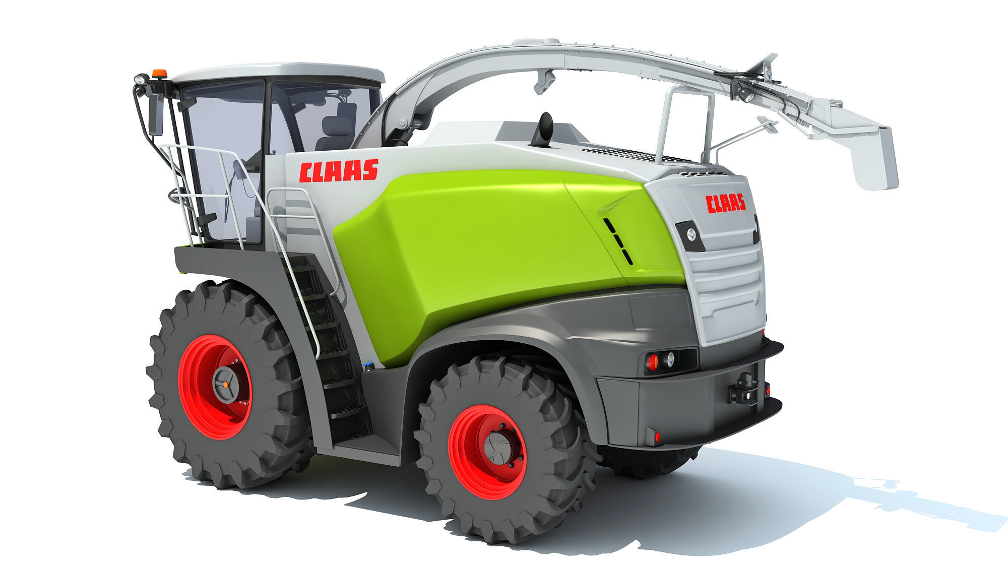 Claas Jaguar Combine Harvester 3D model_2