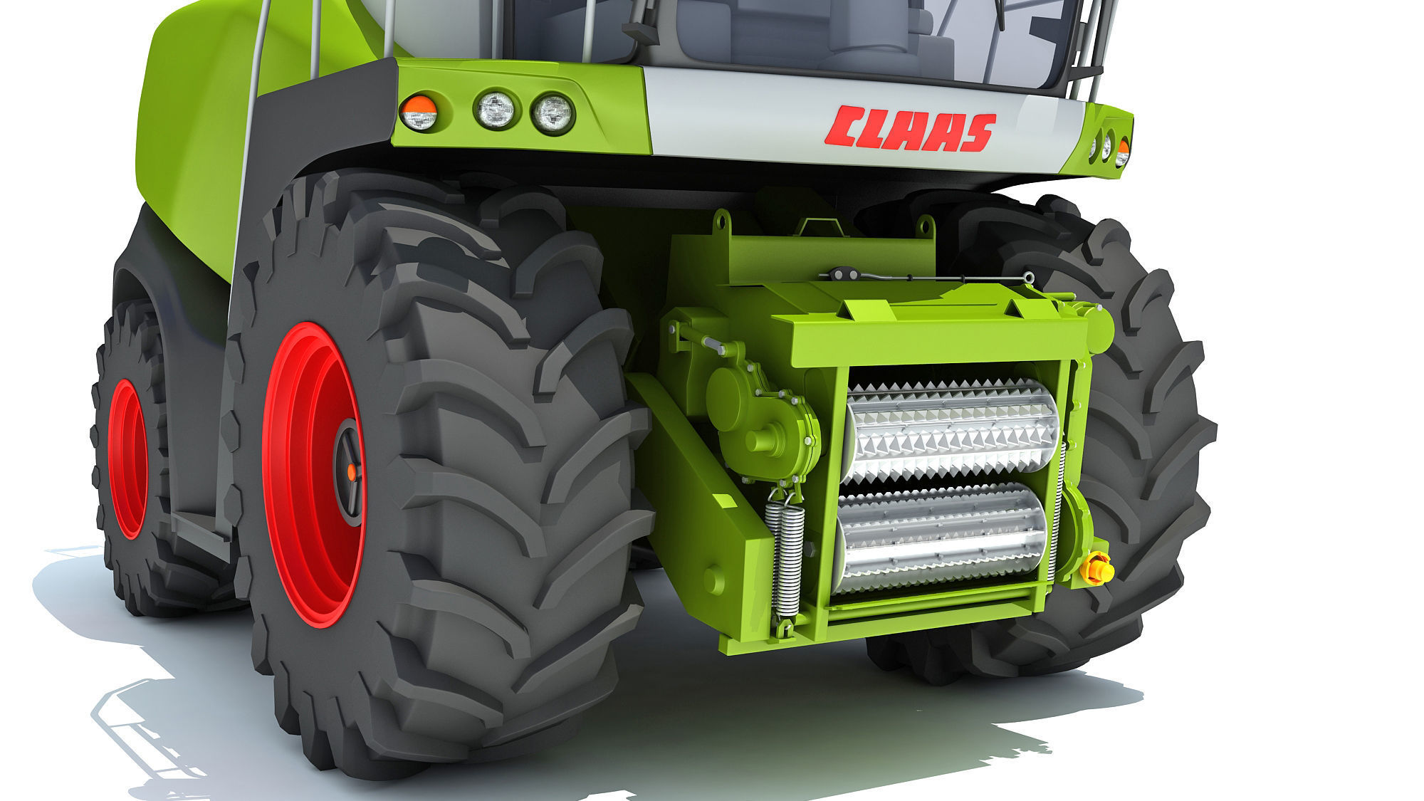 Claas Jaguar Combine Harvester 3D model_14