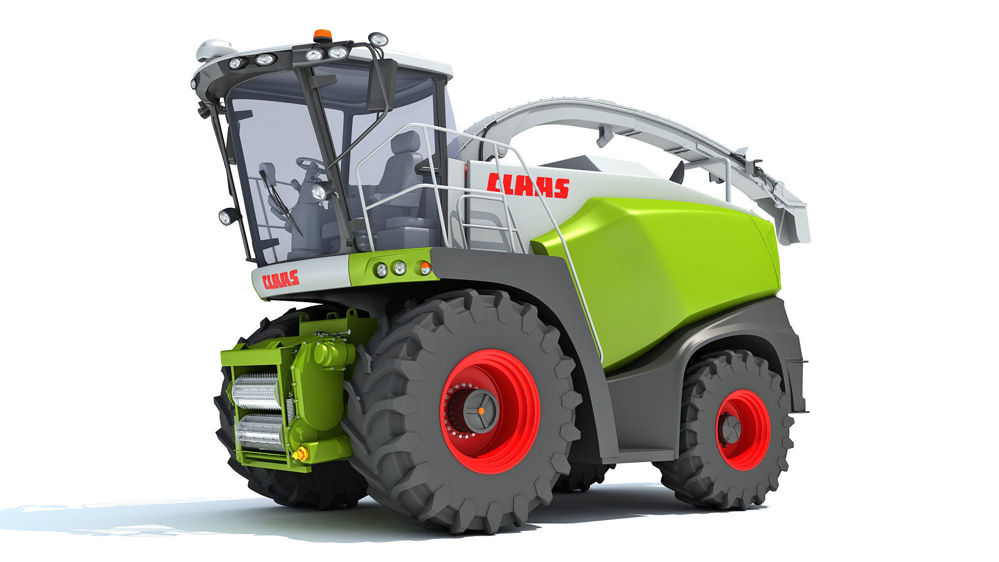 Claas Jaguar Combine Harvester 3D model_12
