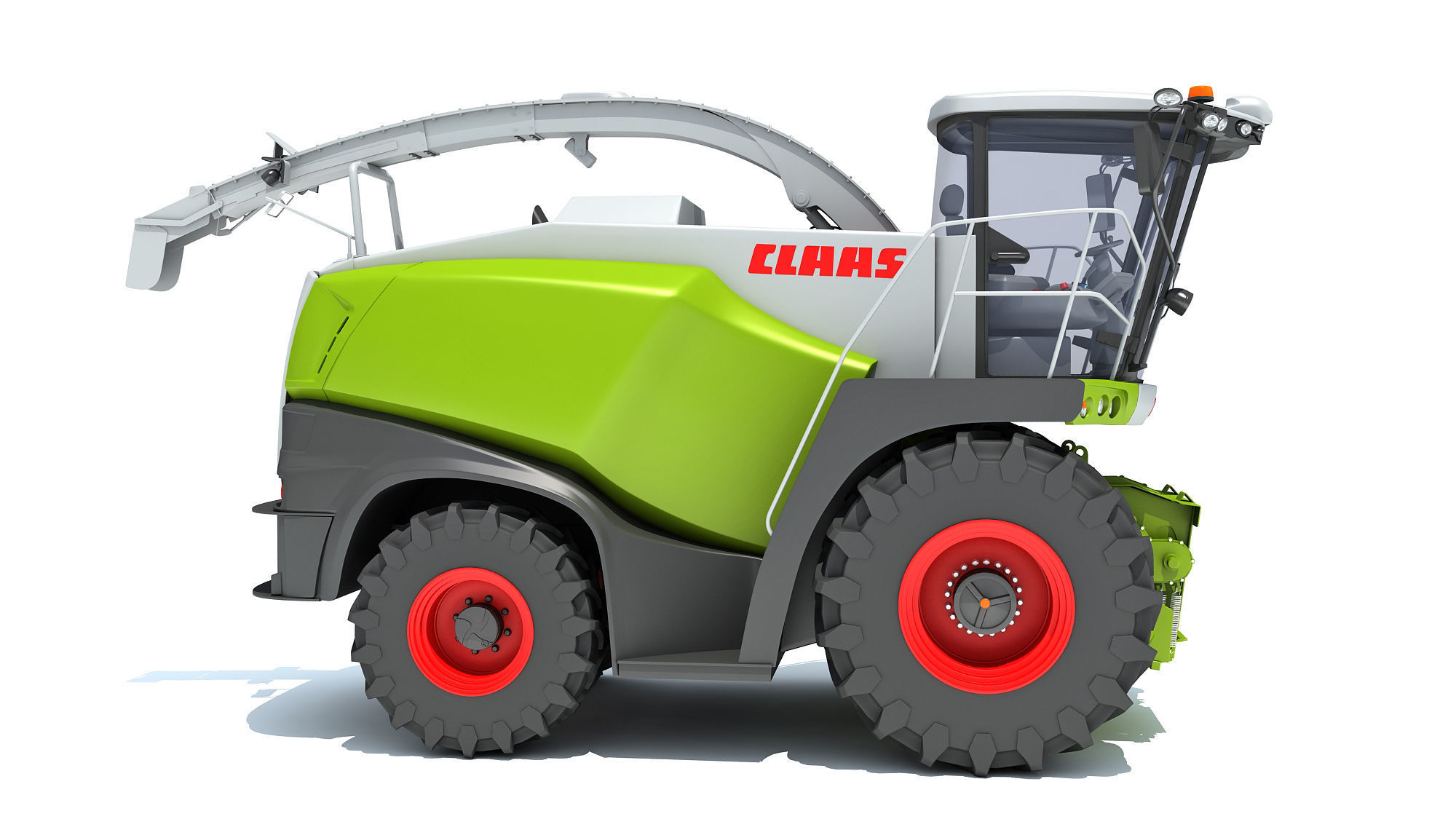 Claas Jaguar Combine Harvester 3D model_7