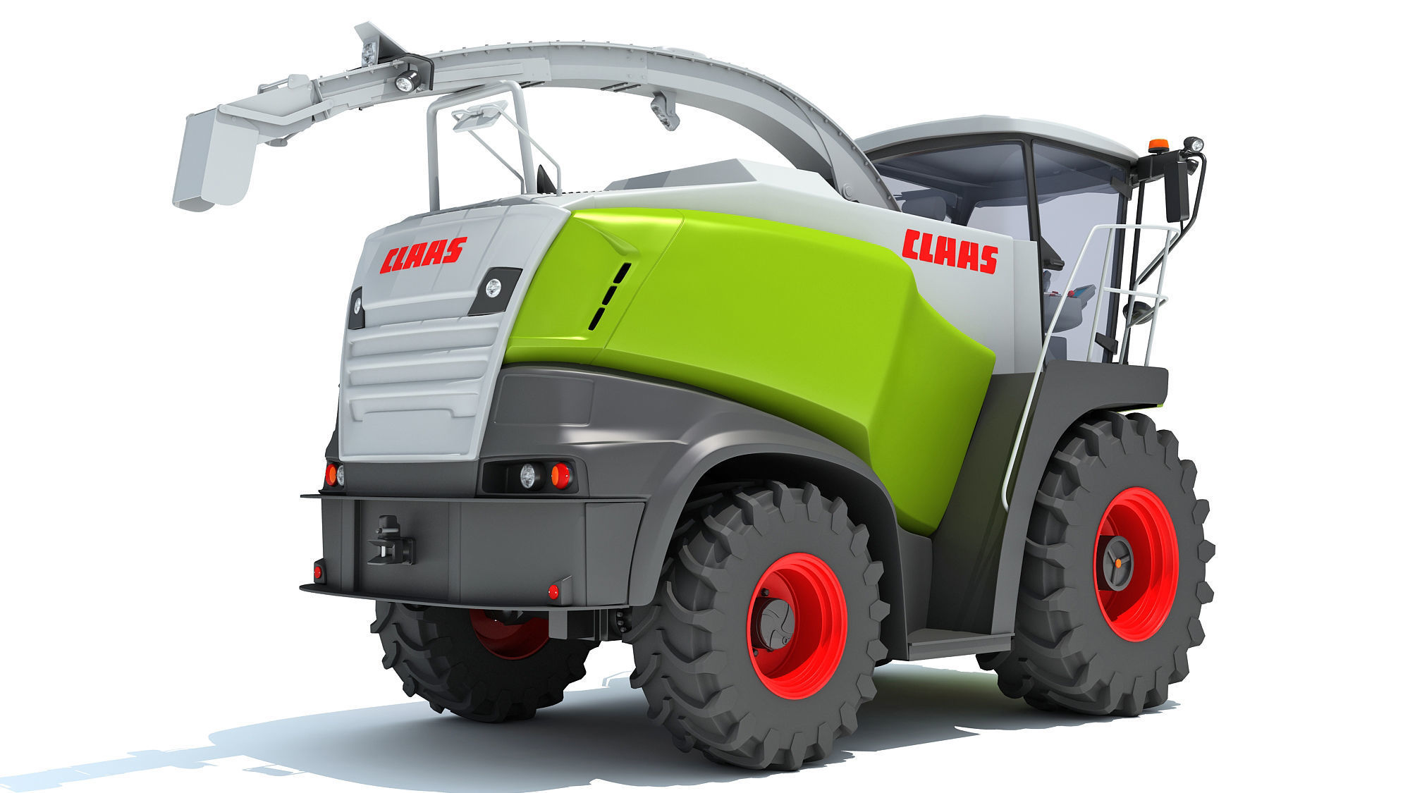 Claas Jaguar Combine Harvester 3D model_5
