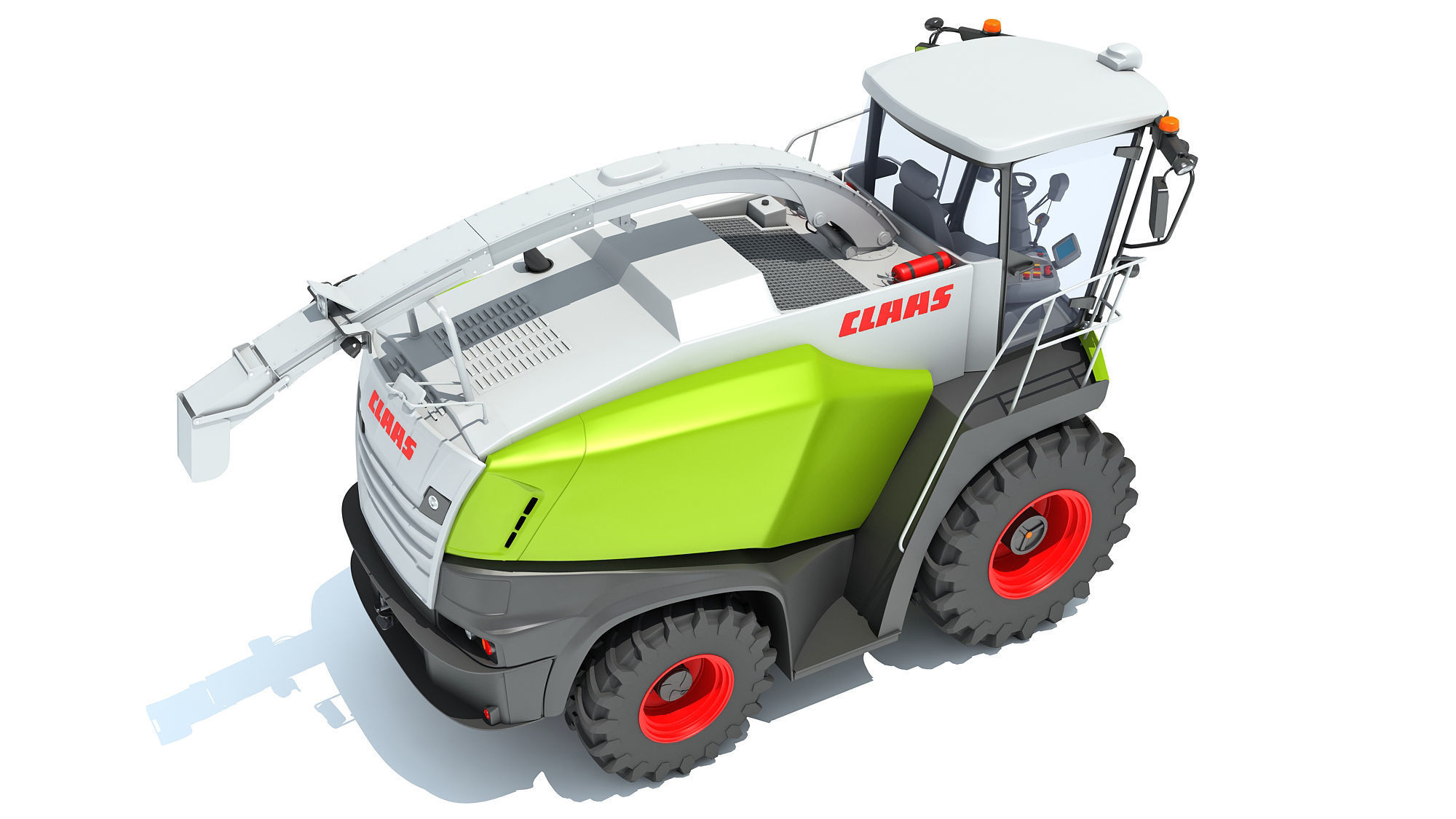 Claas Jaguar Combine Harvester 3D model_6