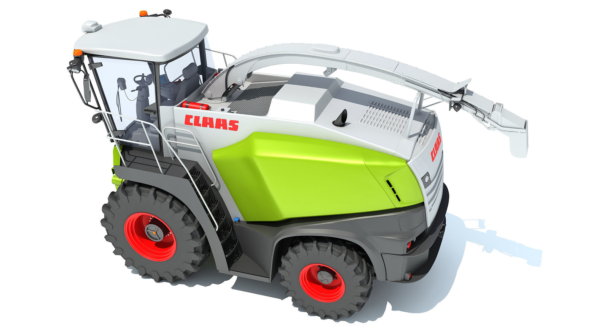 Claas Jaguar Combine Harvester 3D model_3