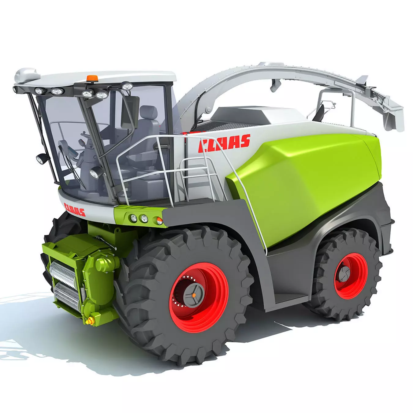 Claas Jaguar Combine Harvester 3D model_0