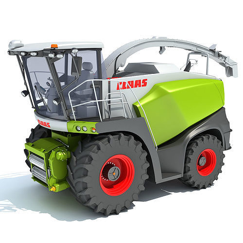 Claas Jaguar Combine Harvester 3D model