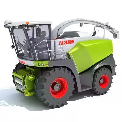 Claas Jaguar Combine Harvester 3D model
