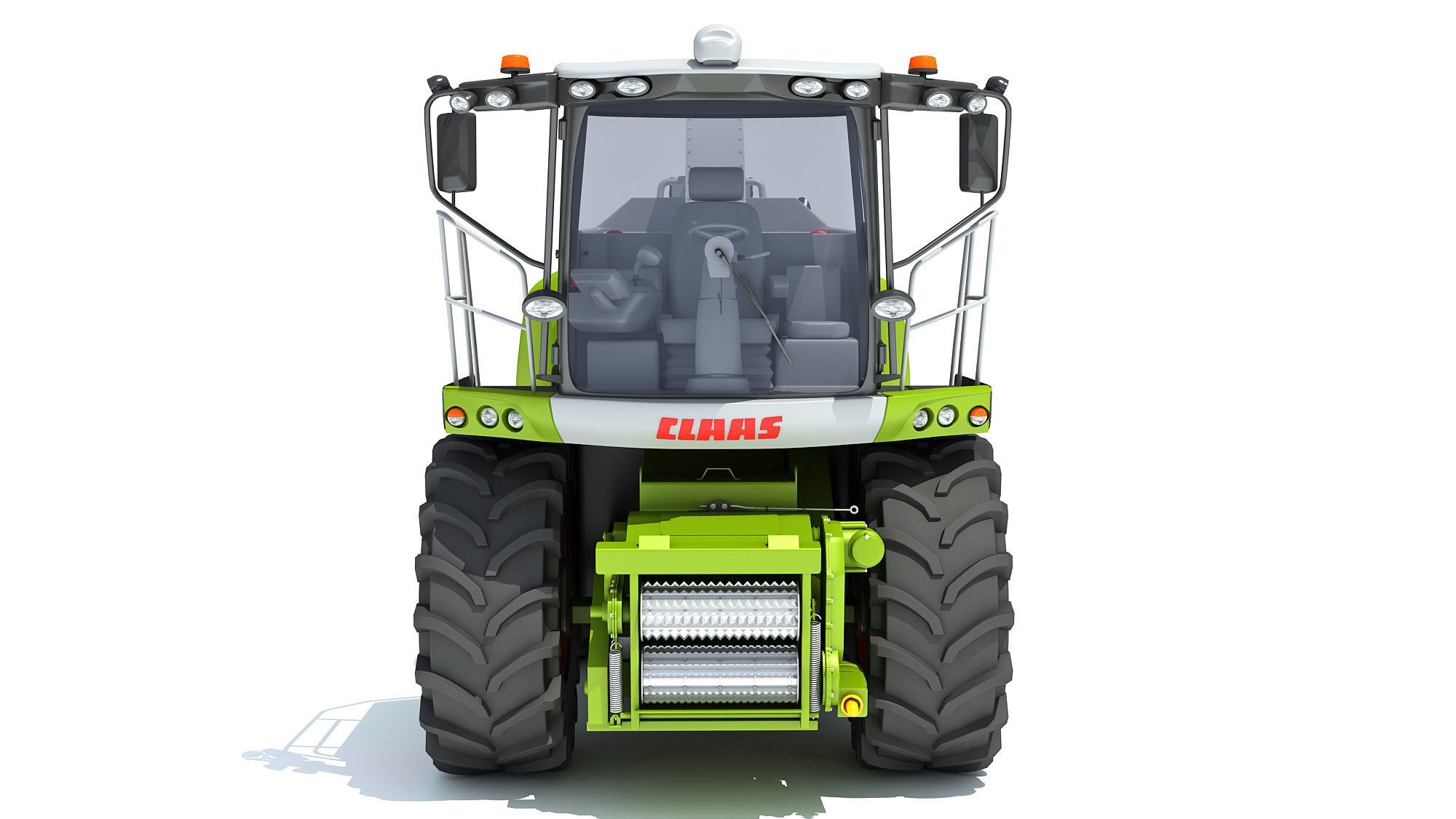 Claas Jaguar Combine Harvester 3D model_10
