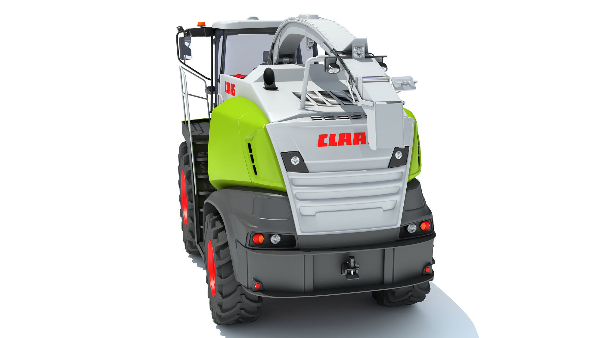 Claas Jaguar Combine Harvester 3D model_4