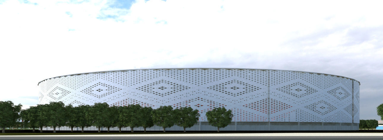 Althumama Stadium Qatar 2022 World cup 3D model_2