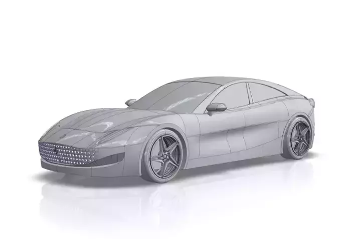 Restyling Ferrari Pinin 3D model