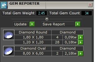 earrings with gemstones 3D print model_16