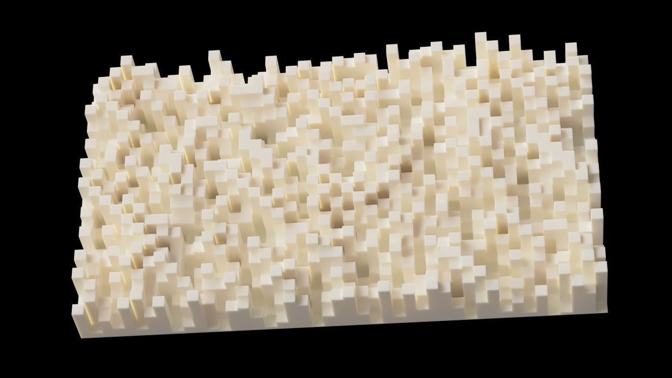 SKYLINE ACOUSTIC DIFFUSER 3D print model_1