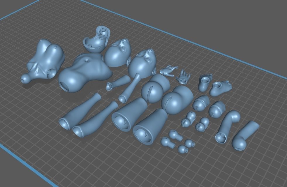 BJD doll Roru 3D print model_19