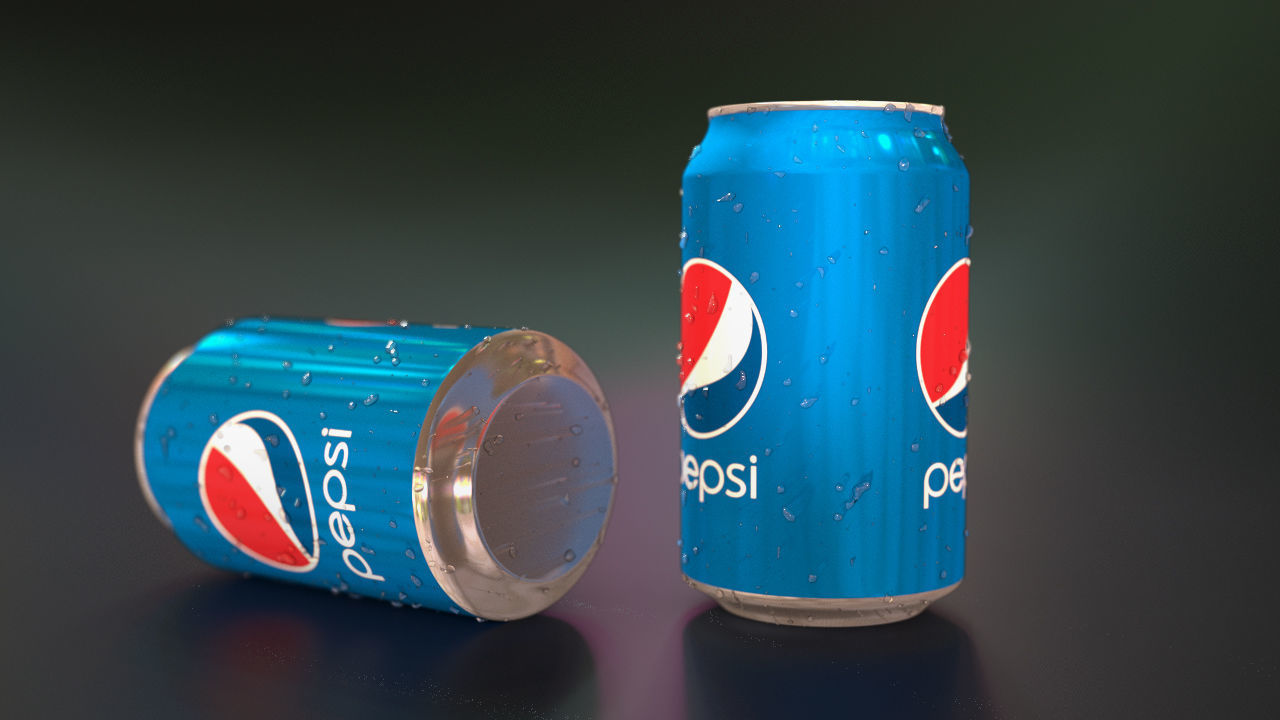 Pepsi Can Low-poly 3D model_2