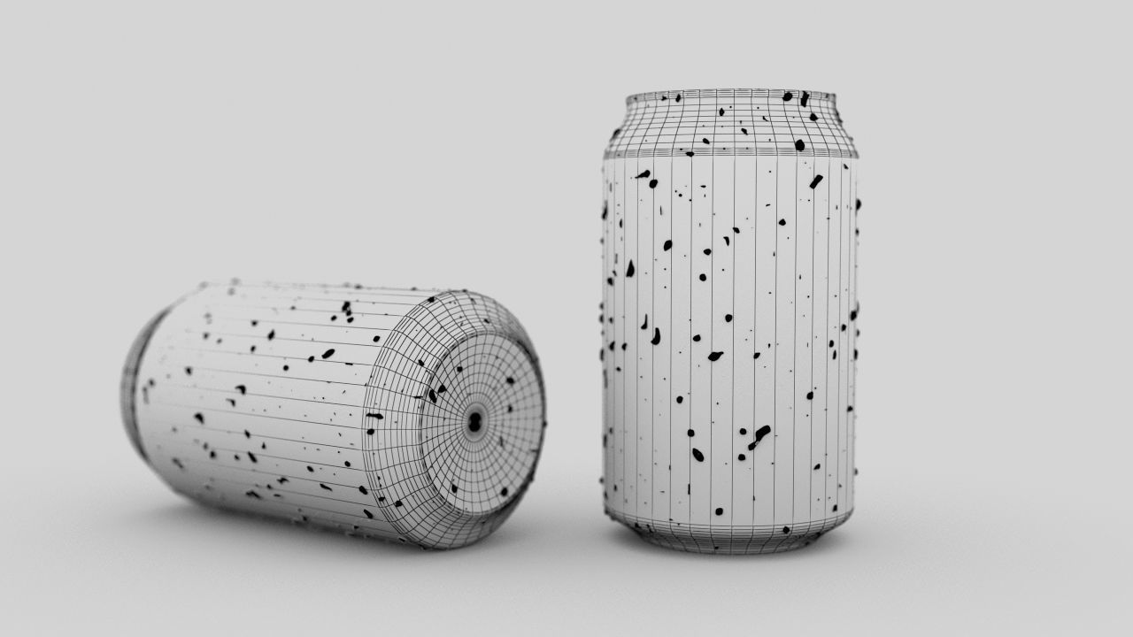 Pepsi Can Low-poly 3D model_7