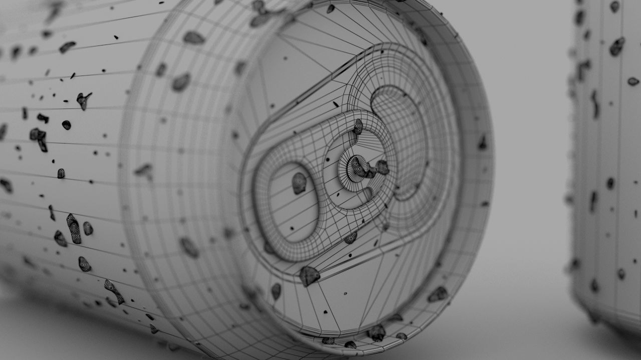 Sprite Can Low-poly 3D model_6