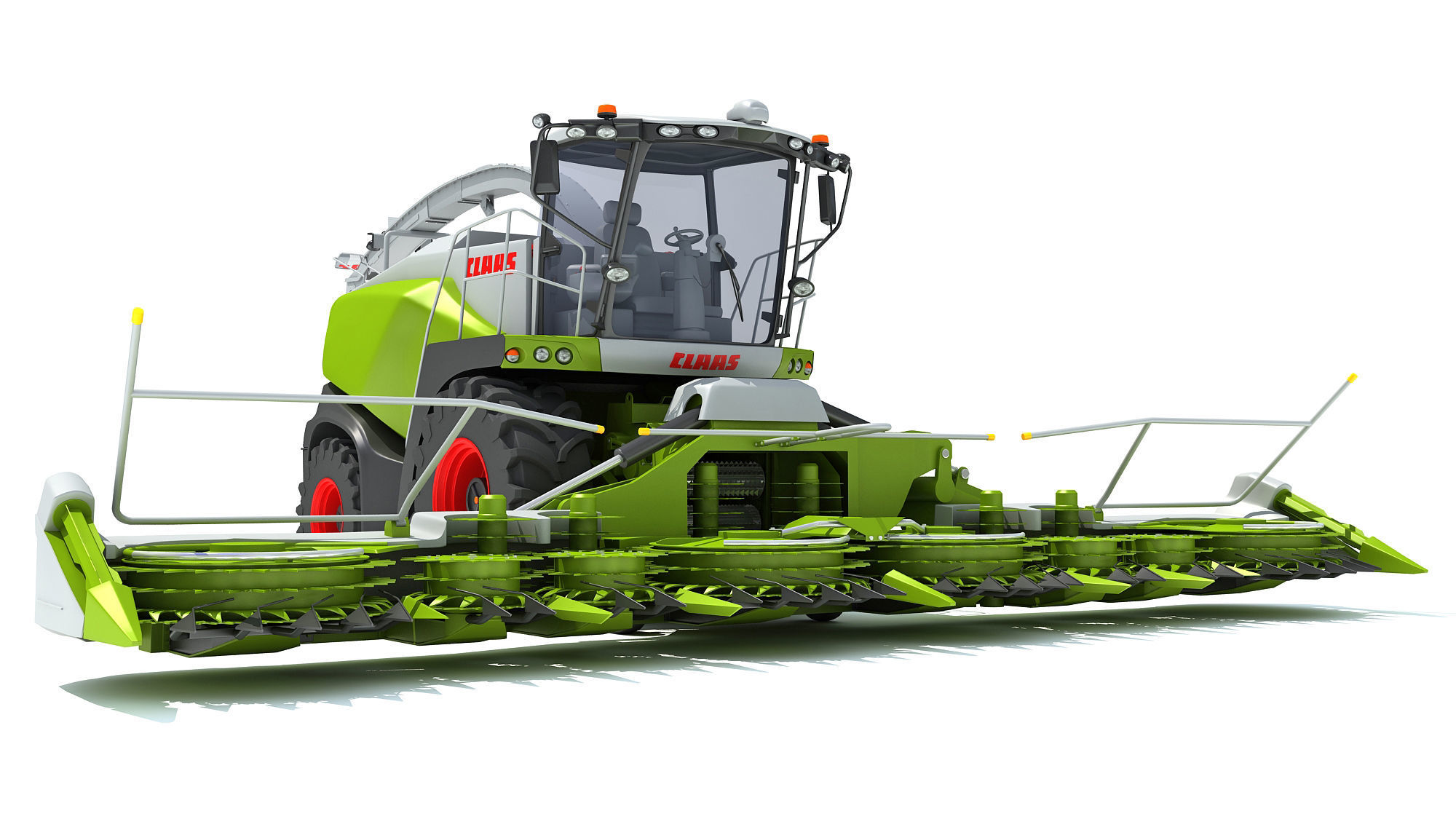 Forage Harvester Claas Jaguar 3D model_9