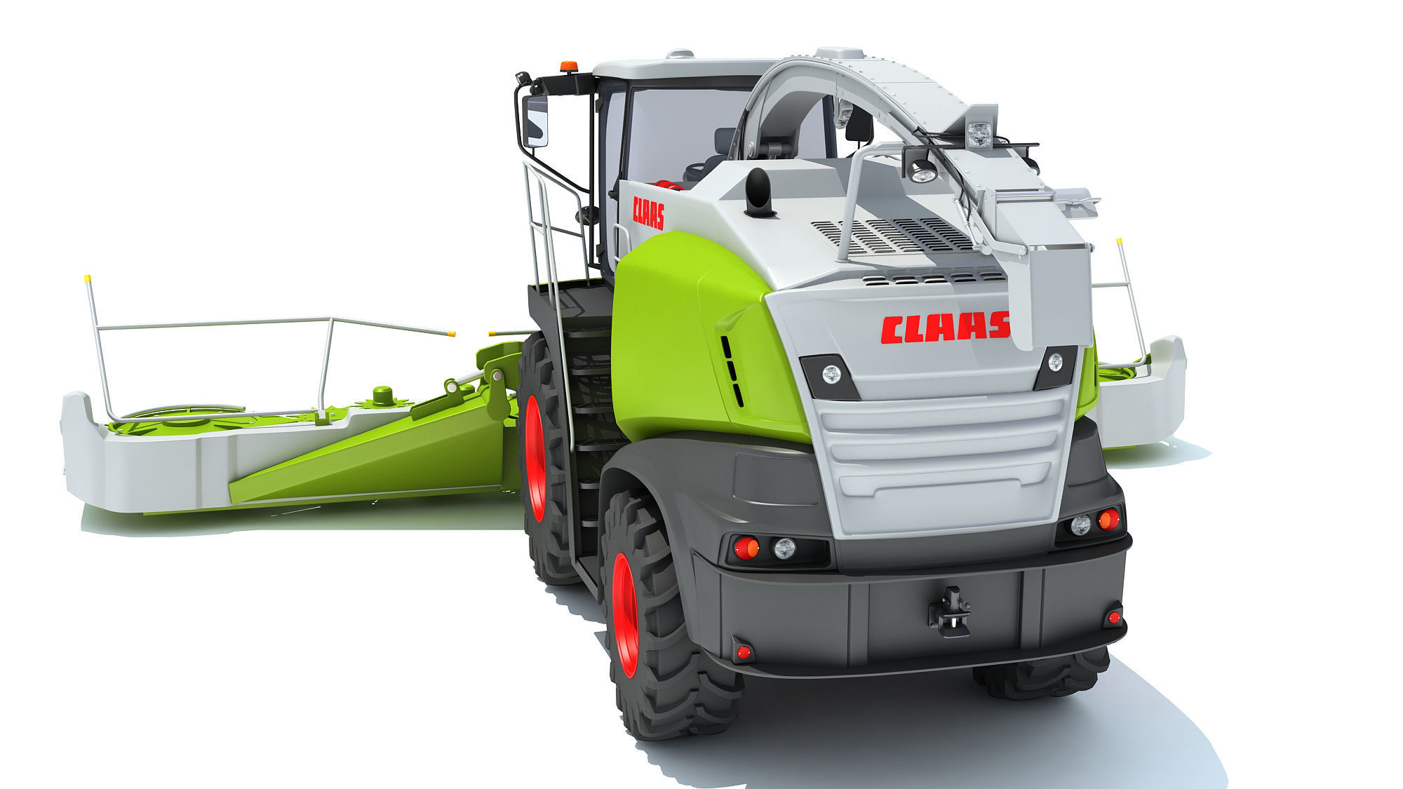 Forage Harvester Claas Jaguar 3D model_4