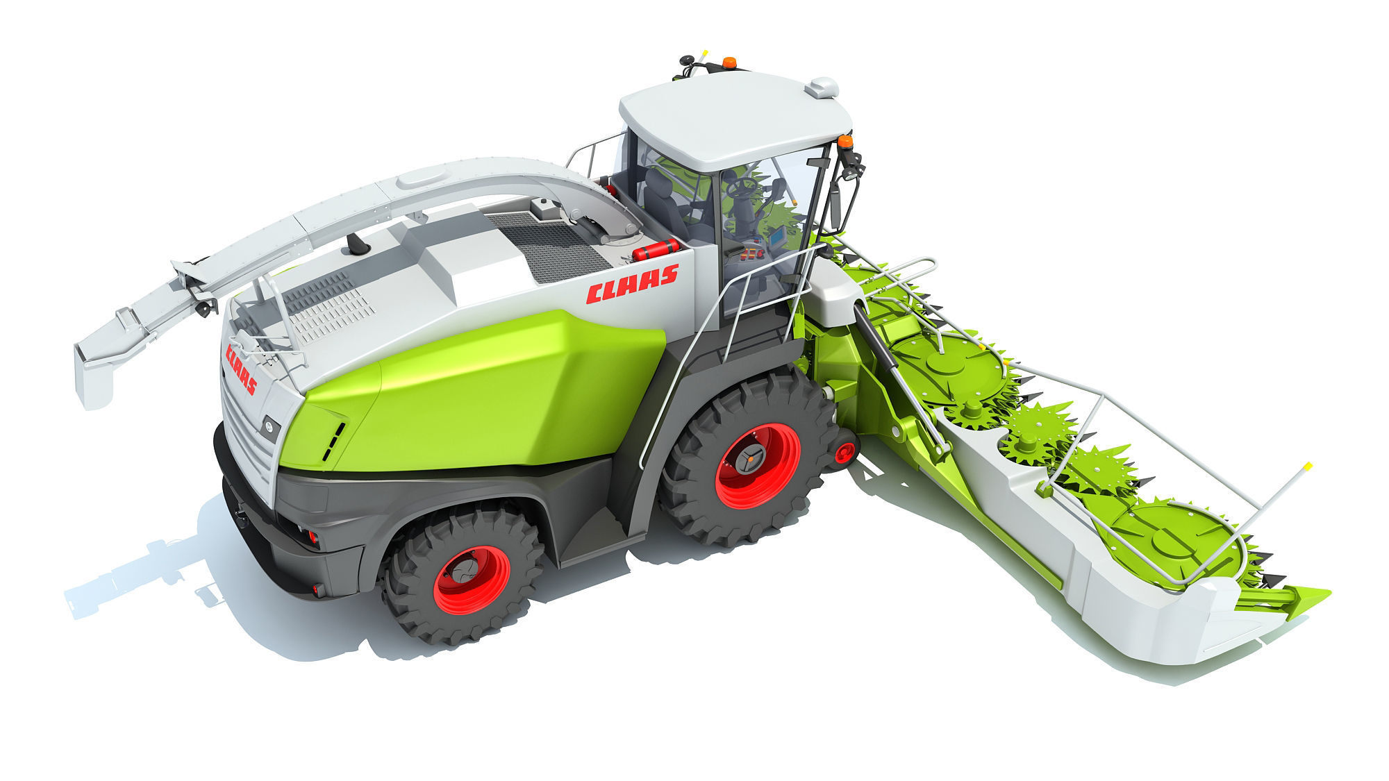 Forage Harvester Claas Jaguar 3D model_6