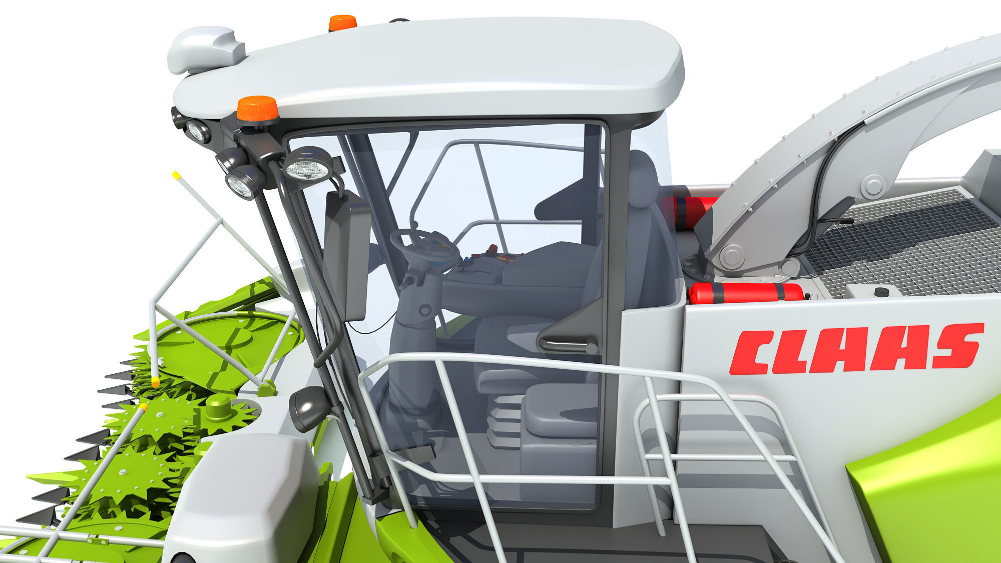 Forage Harvester Claas Jaguar 3D model_15