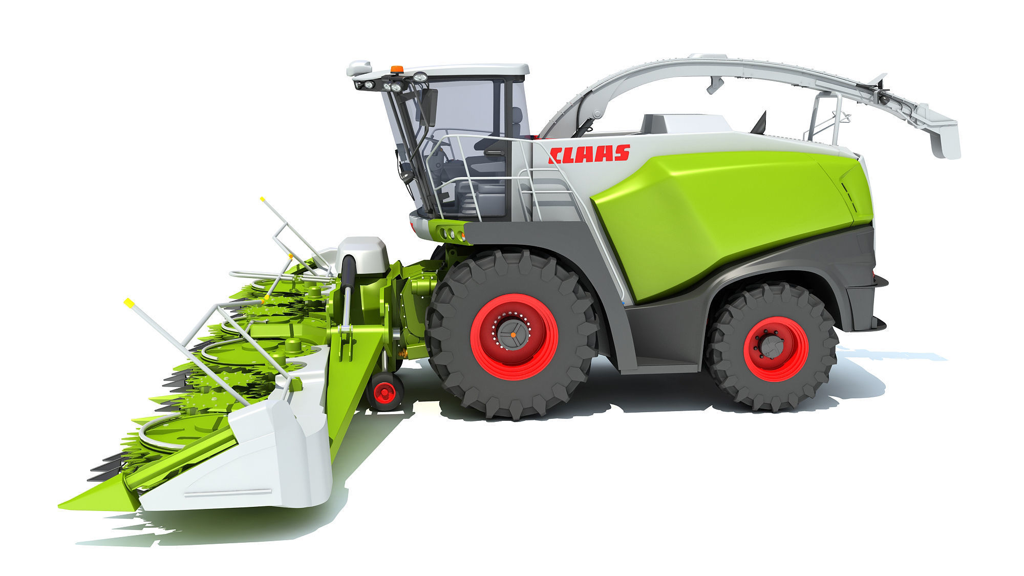 Forage Harvester Claas Jaguar 3D model_1