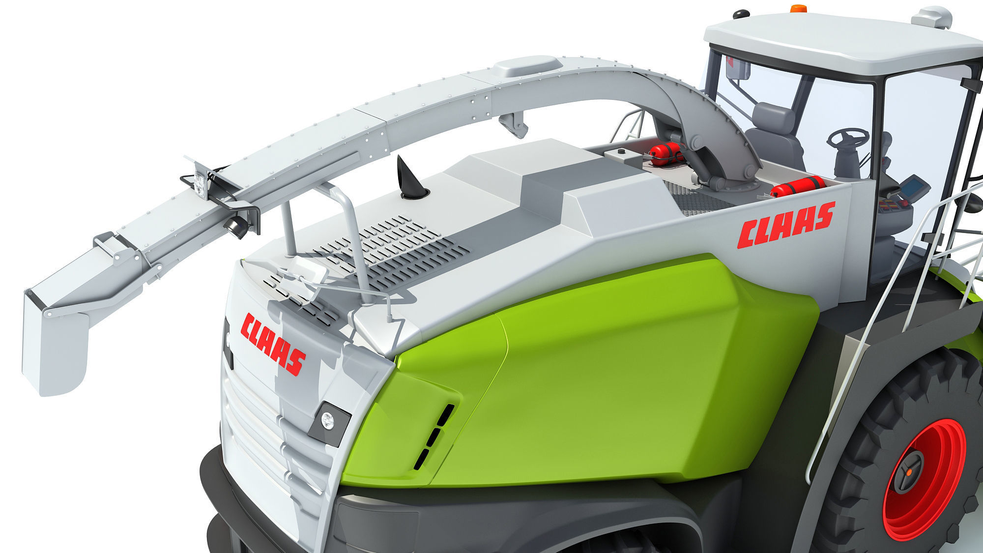 Forage Harvester Claas Jaguar 3D model_14