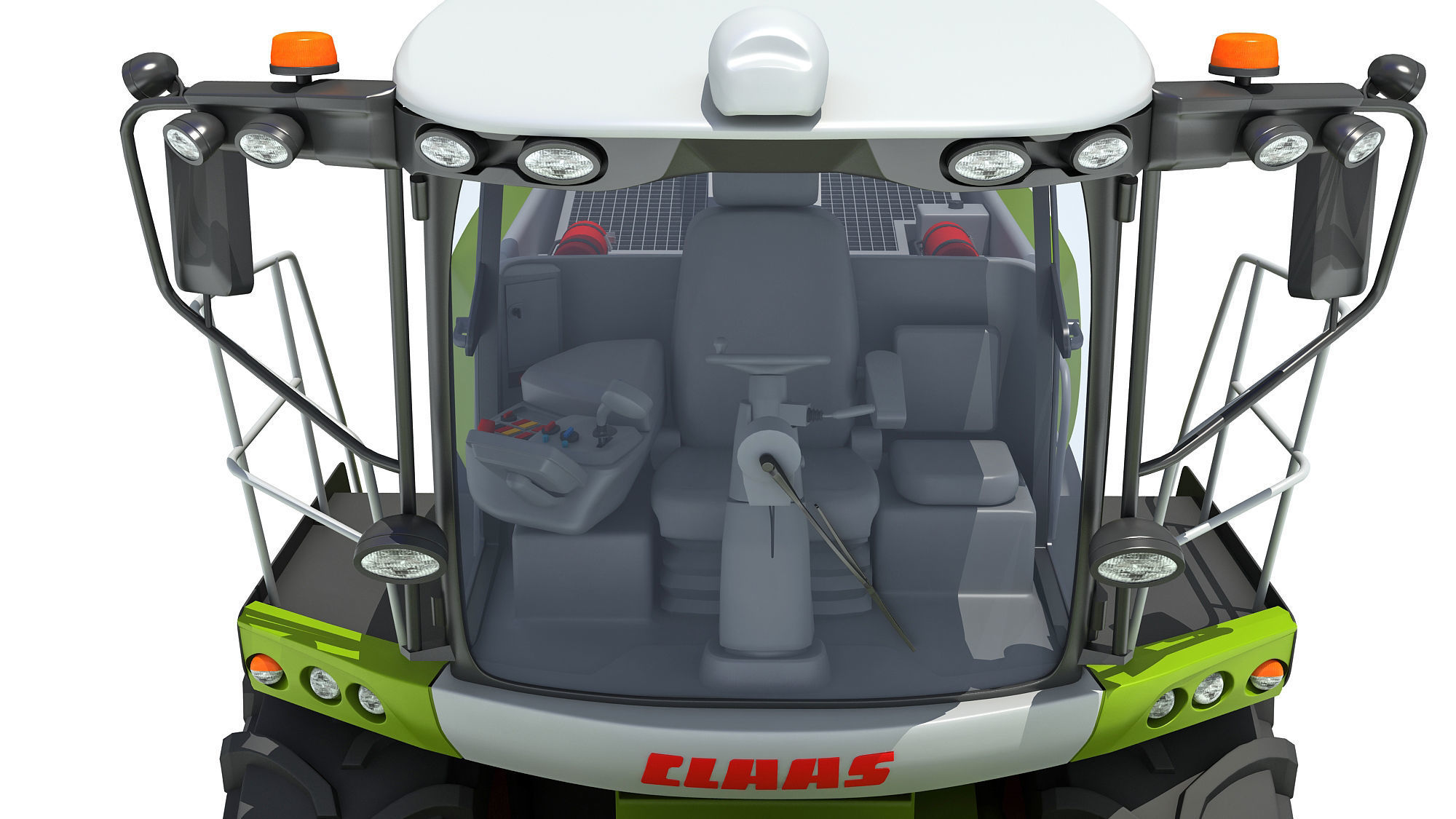 Forage Harvester Claas Jaguar 3D model_16