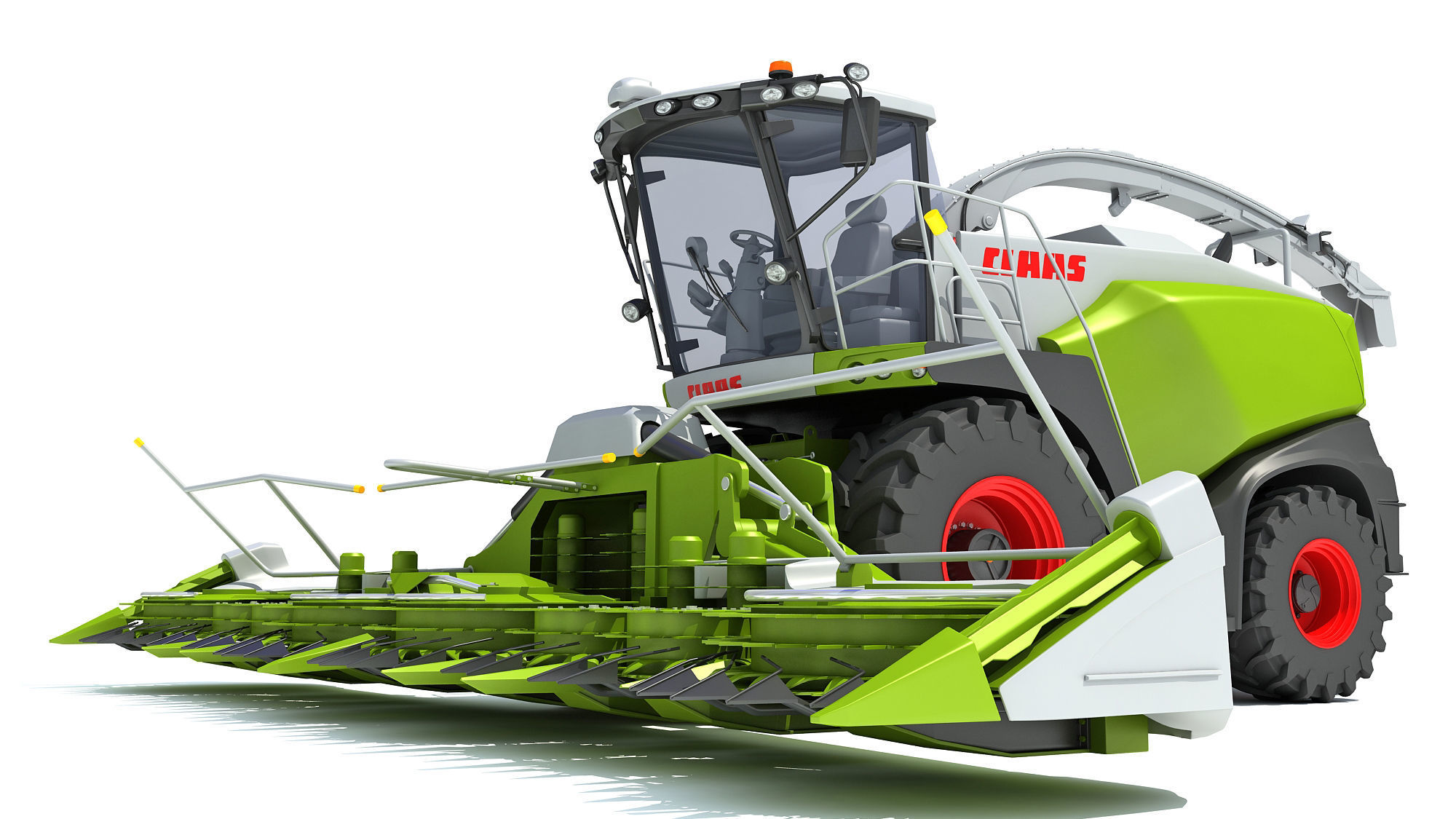 Forage Harvester Claas Jaguar 3D model_12