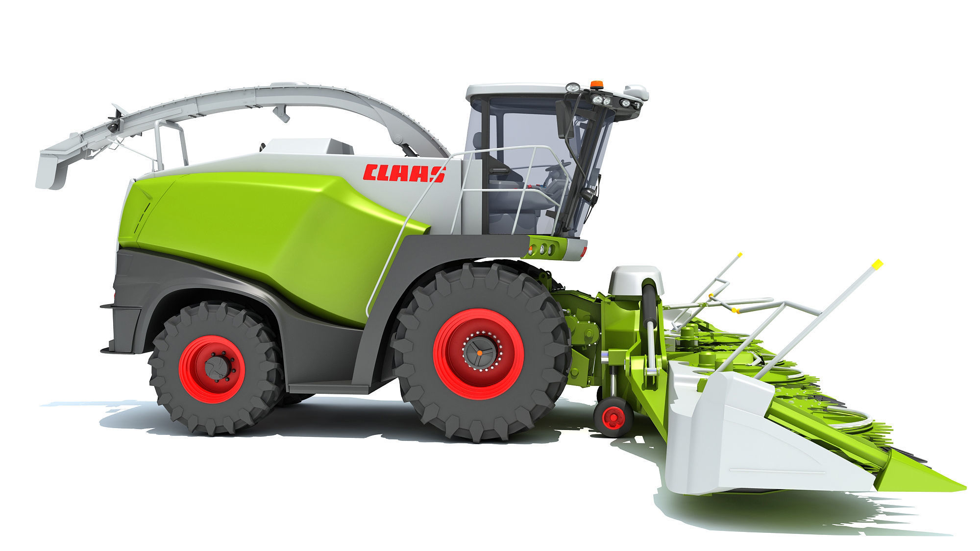 Forage Harvester Claas Jaguar 3D model_7