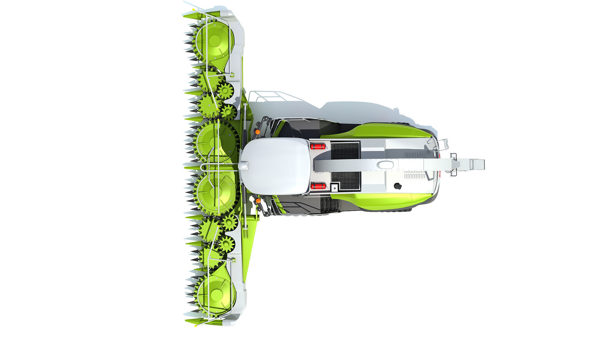 Forage Harvester Claas Jaguar 3D model_11