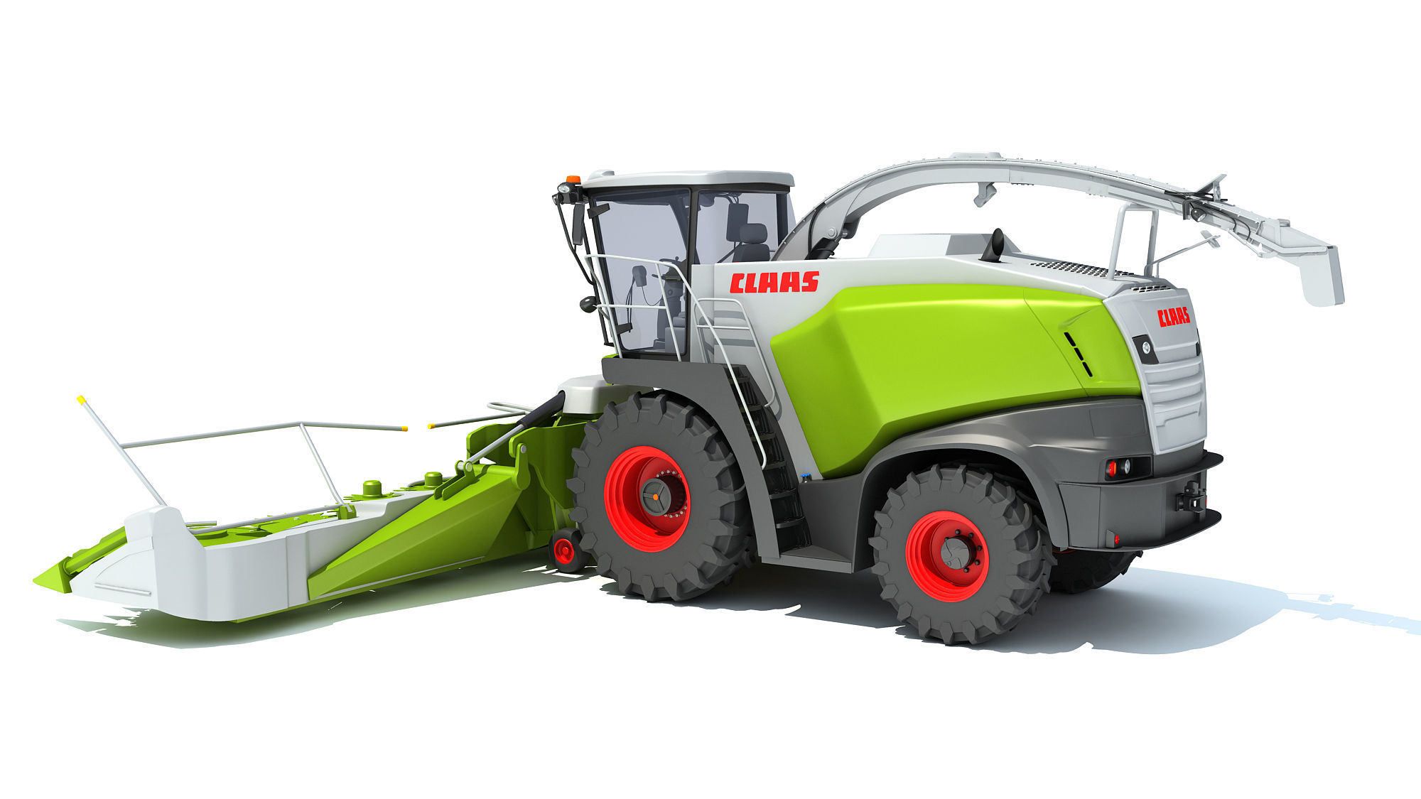 Forage Harvester Claas Jaguar 3D model_2